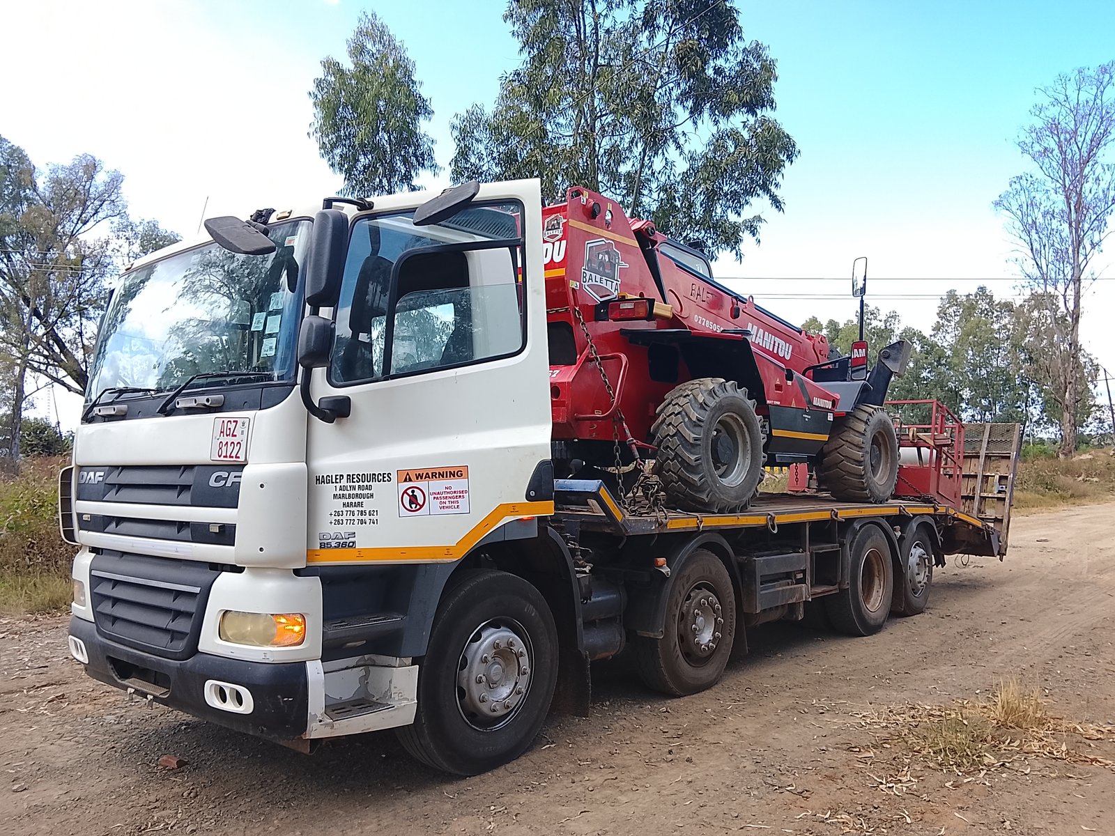 Telehandler Mobilization